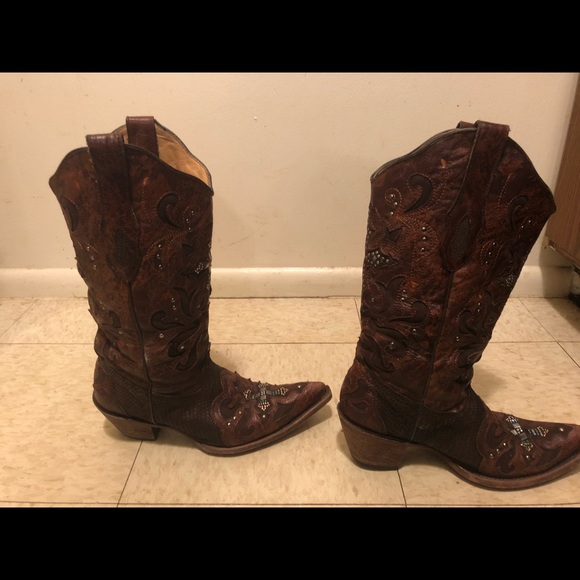 Women's Corral Vinatage Boots Style C1104 Python - Picture 4 of 8